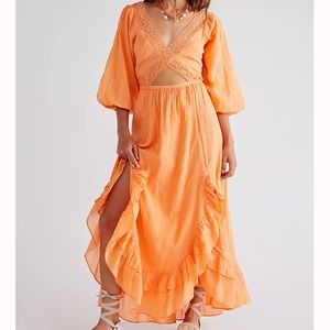 Free People X’s and O’s Midi Dress
